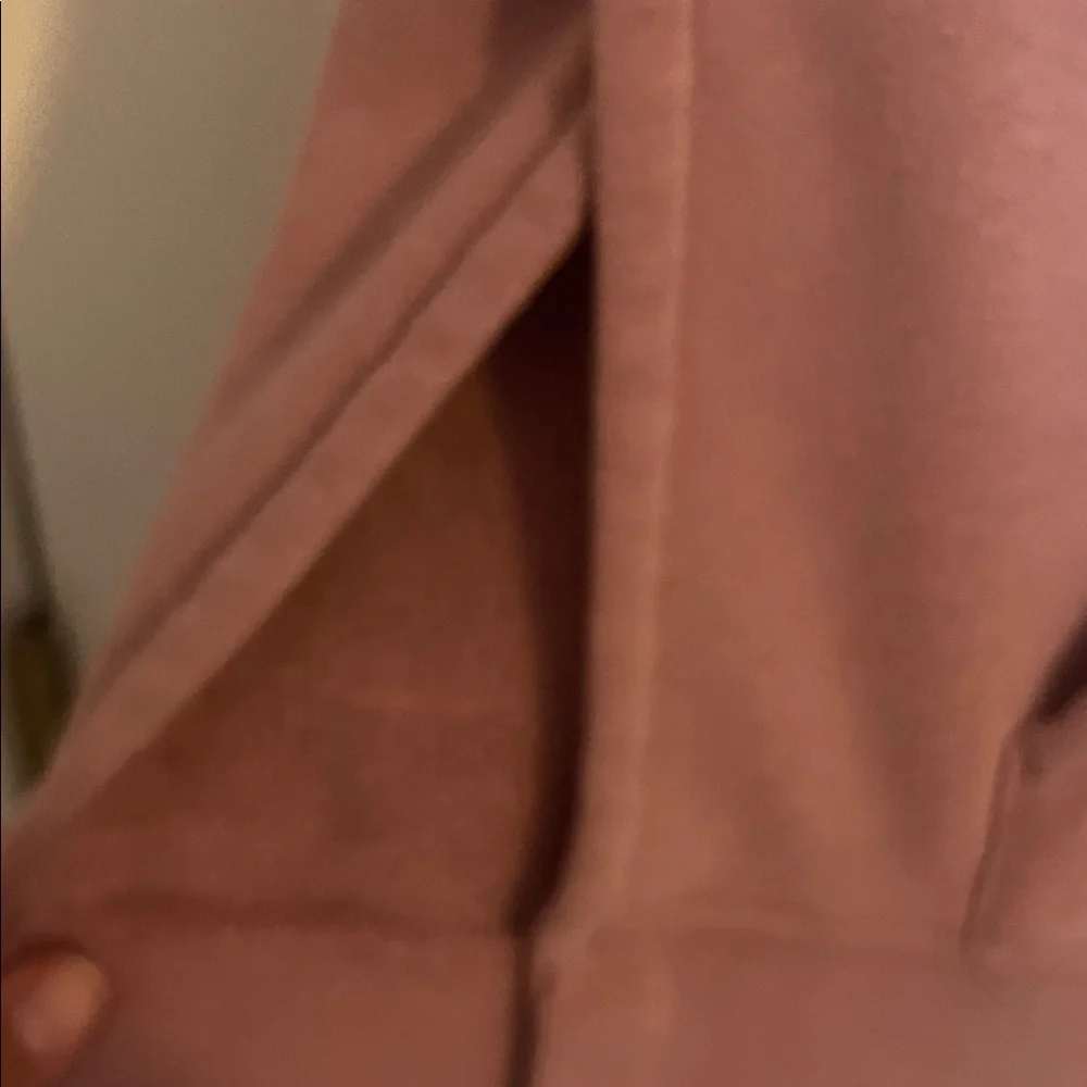 Athleta Mauve Hoodie size M with hood and draw string - Picture 4 of 9